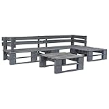 vidaXL Holz Garten Sofagarnitur Gartensofa Ecksofa Lounge Gartengarnitur...
