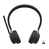 Lenovo - Headset - On-Ear - Bluetooth - kabellos - Adapter USB-A via...