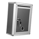 SEWACC Wandmontierter Briefkasten mit Sicherheitsschloss Robuste Metallbox...