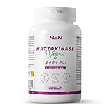HSN Nattokinase 20 000 FU/g | 120 pflanzliche Kapseln mit verzögerter...