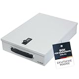 HMF 1413-07 Abschließbare Dokumentenkassette mit Zahlenschloss | DIN A4 |...