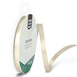 Vaessen Creative Satinband, Elfenbein, 6 mm x 10 m Doppelsatinband,...