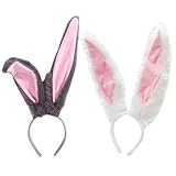 xianshi Hasenohren Haarreif,2 Pcs Hasenohren,Hasenohren...