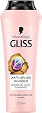 Gliss Shampoo Anti-Spliss Wunder (250 ml), Haarshampoo mit Ion-Komplex &...