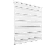 Doppelrollo klemmfix Duo Rollo ohne Bohren,110 x 180 cm(BxH) Weiß，Rollos...