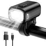 LED Fahrrad Licht Vorne Fahrradlicht USB C Aufladbar Fahrradlampe mit...
