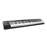 M-Audio Keystation 61 MKIII - Kompakter 61-Tasten MIDI Keyboard Controller...
