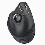 ProtoArc EM05 NL Vertikale Trackball Maus, Kabellos Bluetooth Rollerball...