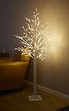 Bonetti LED Lichterbaum in Birkenbaum-Optik warm-weißen LED Lichtern,...