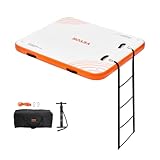 VEVOR Aufblasbares Schwimmdock, 1,82 x 1,52 m Dockplattform, rutschfeste...