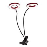 VALICLUD LED Pflanzenlampe Doppelkopf mit USB Dimmbar Vollspektrum für...