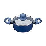 Tasty Antihaft-Kochtopf Ocean Blue – Ø16 cm mit Glasdeckel –...