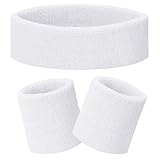 Becellen 3 Teiliges Schweißband Set Fitness Stirnband Sport Stirn Headband...