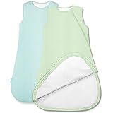 PurComfy Unisex Baby Sleep Sack 1.0 Mittelschwer (1,0 Tog), Schiefer und...