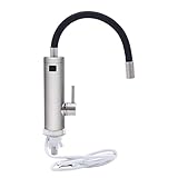 Elektrischer Wasserhahn mit Durchlauferhitzer,220V 3000W 360°Schwenkbar...