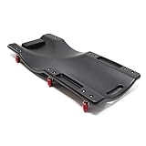 Wiltec Kfz Montageliege 90x40x9cm bis 90 kg aus Kunststoff, Rollbrett mit...