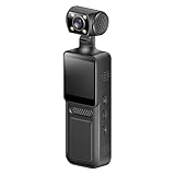 Oniissy 4K-Körperkamera mit Audio und Video, POV/Pocket/Vlog/Reisekamera,...