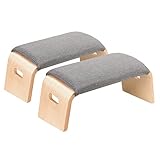 FirFurd Meditationsbank, 2er Set Yoga Bank aus Holz, Yoga Bench,...