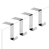 Minismus Türhaken zum Einhängen – Edelstahl Kleiderhaken Tür –...