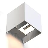 Hama LED Wandleuchte (WLAN Lampe für innen und außen IP 44, Smart Home...