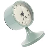 BESPORTBLE Leuchtender Vintage Wecker Geräuschlos Tischuhr aus Metall mit...