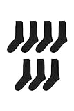 C&A Herren Socken Melange/Meliert 7er Pack|Multipack schwarz 43-46