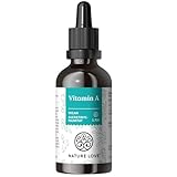 Vitamin A Tropfen – 50 ml (1.700 Tropfen) - Retinol aus Retinylpalmitat...