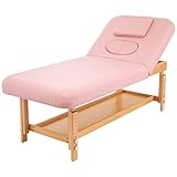 QUSYZD Spa-Liegen Massageliegen Holz-Schönheitsbett Multifunktionales...
