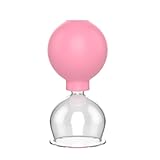 Exsivemy Schröpfgläser, 52mm Schröpfglas mit Silikon Ball, Feuerlosen...