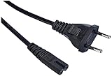 Akyga AK-RD-02A Netzkabel für Laptop 2 Pin Polig IEC C7 / CEE 7/16...