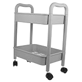 WEKADRIN Mobiler Aufbewahrungswagen aus Stabilem mit Vielseitiger Küchen...