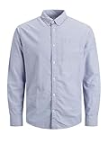 JACK & JONES Herren Jjeoxford Shirt L/S S21 Noos Hemd, Cashmere...