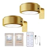 2Stück Picture Lights for Wall with 3 Color Temps, Bild Licht mit...