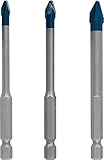 Bosch 3x EXPERT HEX-9 Hard Ceramic Bohrer Set (für Harte Fliesen, Weiche...