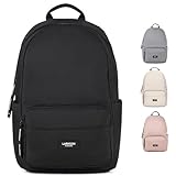 LARKSON Schulrucksack Mädchen & Jungen Teenager Schwarz - No 3 - Rucksack...