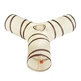 Weqizuerqi Tunnel für Katzen, gegen Langeweile für Haustiere, mit...