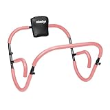 Relaxdays Bauchtrainer AB Roller, Bauchmuskeltrainer, faltbar, HxBxT: 66 x...