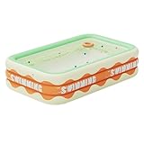 Aufblasbarer Schwimmbad - Kinderpaddelpool | Weastresistent über gemahlene...