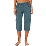 Caprihose für Damen, 3/4-Shorts, bequem, nicht durchsichtig, Leggings mit...