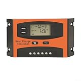 Zoegneer 12 V 24 V Solar-Lade- und Entladeregler Dual-USB-Solarregler mit...