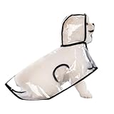 Hunde-Regenjacke,Hunde-Regenmantel | Tragbarer transparenter...