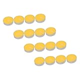 ELAYARD 16 Stück Teiliges Geruchsfreie Ghee Kerzen Runde Teelichter aus...