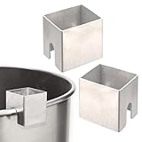 Grilldichtungshalter, 3 x Grillpfannen-Dichtungshalter, Edelstahl, ,...