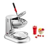 VEVOR Kommerzieller Eiscrusher 100 kg pro Stunde, elektrischer...