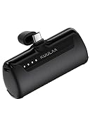 Kuulaa Power Bank USB C 4500mAh, Mini Externer Akku, Schnelles Aufladen USB...