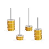 Klebebandspender-Set – 4 transparente Acryl-Multi-Rollen-Halter, Schlitze...