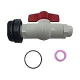 perfk Regenfassventil-Zapfen, 2-Zoll-Gewindeanschluss-Adapter,...