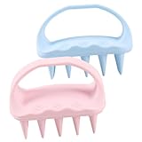 SHERCHPRY 2 Stück Massagebürste aus Silikon schrubben Shampoo-Bürste...