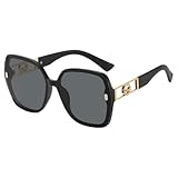 Modische Sonnenbrille für Damen, Retro-Stil, polarisiert, quadratisch,...