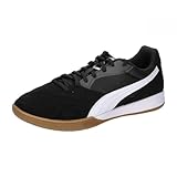 PUMA Unisex King Top It Soccer Shoe, Black White Gold, 41 EU